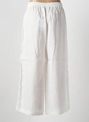 Pantalon large tissage popeline taille normale beige MARINA RINALDI femme