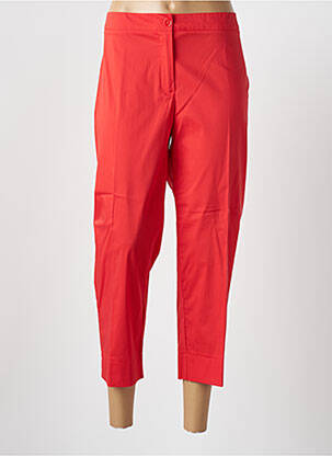 Pantalon 7/8 stretch taille normale rouge PERSONA BY MARINA RINALDI femme