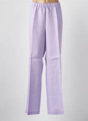 Pantalon droit violet MARINA RINALDI pour femme seconde vue