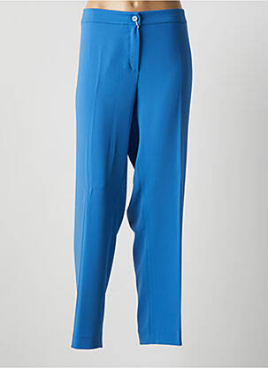 Pantalon slim bleu PERSONA BY MARINA RINALDI pour femme