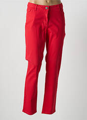 Pantalon slim rouge PERSONA BY MARINA RINALDI pour femme seconde vue