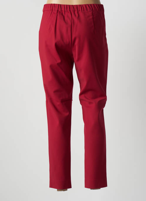 Pantalon slim taille élastique taille normale rouge MARINA RINALDI femme