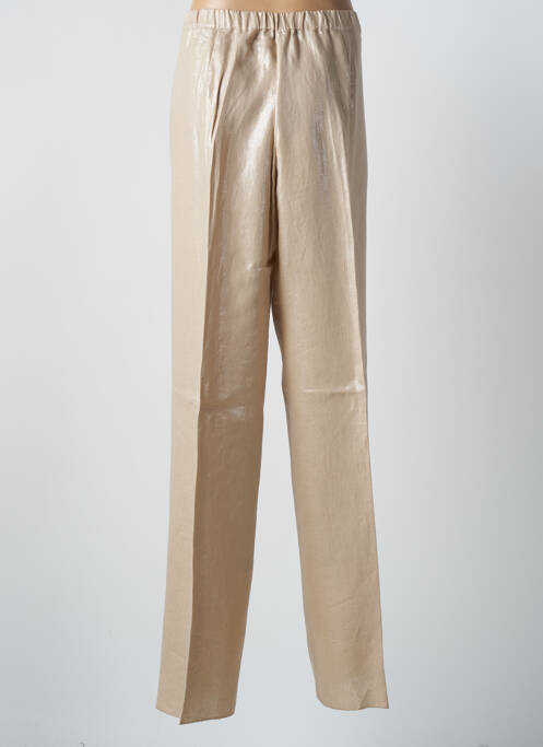 Pantalon slim taille élastique taille normale beige MARINA RINALDI femme