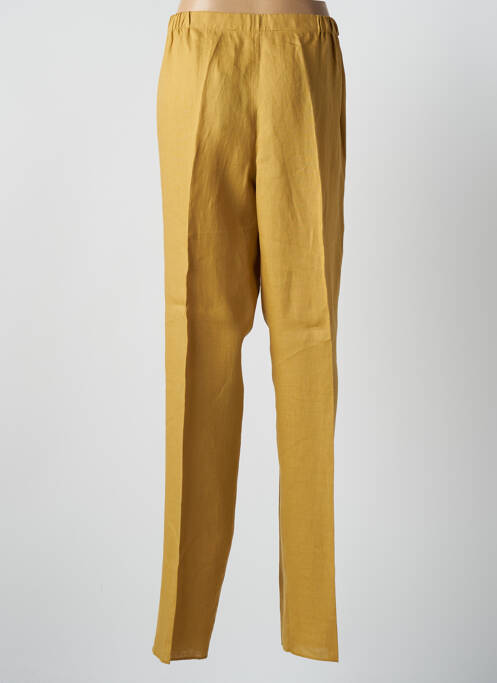 Pantalon slim jaune MARINA RINALDI pour femme