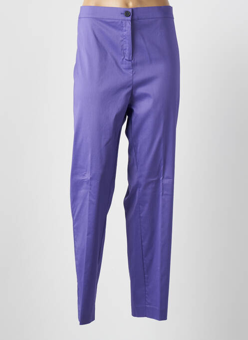 Pantalon slim violet MARINA RINALDI pour femme