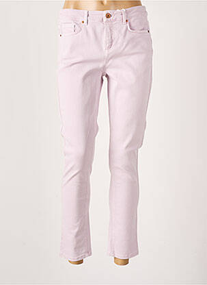 Pantalon 7/8 stretch taille normale violet MARINA RINALDI femme