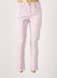 Pantalon 7/8 stretch taille normale violet MARINA RINALDI femme