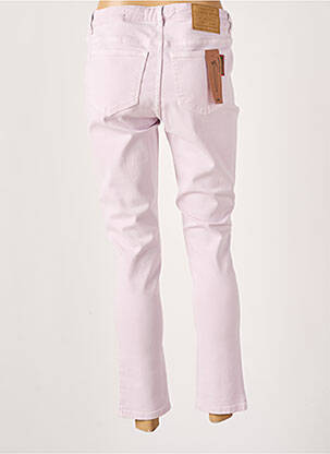 Pantalon 7/8 stretch taille normale violet MARINA RINALDI femme