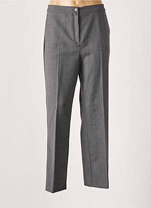 Pantalon droit stretch taille normale gris MARINA RINALDI femme