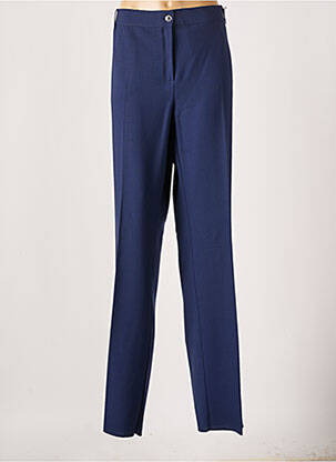 Pantalon droit stretch taille normale bleu VOYAGE BY MARINA RINALDI femme