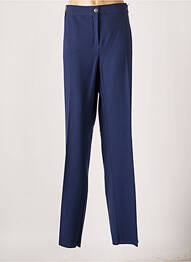 Pantalon droit stretch taille normale bleu VOYAGE BY MARINA RINALDI femme