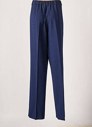 Pantalon droit stretch taille normale bleu VOYAGE BY MARINA RINALDI femme