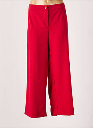 Pantalon droit rouge PERSONA BY MARINA RINALDI pour femme