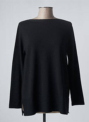 Pull coupe droite manches longues noir VOYAGE BY MARINA RINALDI femme