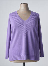 Pull stretch manches longues violet MARINA SPORT femme