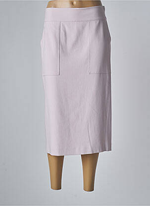 Jupe mi-longue taille normale violet MARINA RINALDI femme