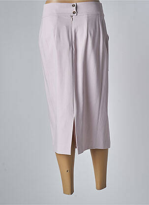Jupe mi-longue taille normale violet MARINA RINALDI femme