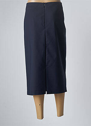Jupe mi-longue taille normale bleu MARINA RINALDI femme