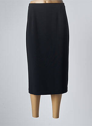 Jupe mi-longue taille normale noir MARINA RINALDI femme