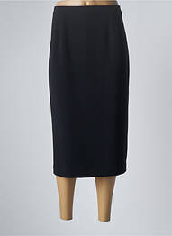 Jupe mi-longue doublure textile noir MARINA RINALDI femme