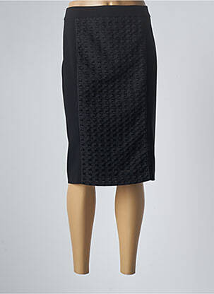 Jupe mi-longue taille normale noir MARINA RINALDI femme