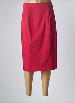 Jupe mi-longue taille normale rose MARINA RINALDI femme