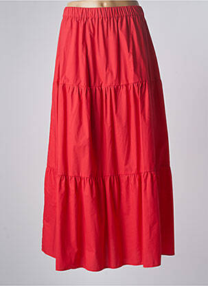 Jupe longue rouge PERSONA BY MARINA RINALDI pour femme