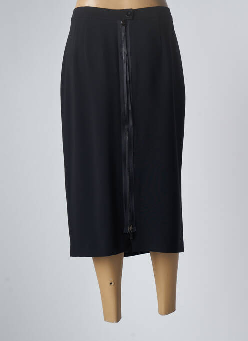Jupe mi-longue noir MARINA RINALDI pour femme
