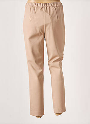 Pantalon slim taille élastique taille normale beige MARINA RINALDI femme