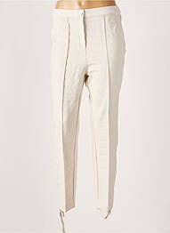 Pantalon slim taille élastique taille normale beige MARINA RINALDI femme