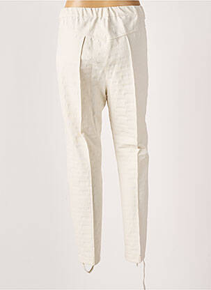 Pantalon slim taille élastique taille normale beige MARINA RINALDI femme