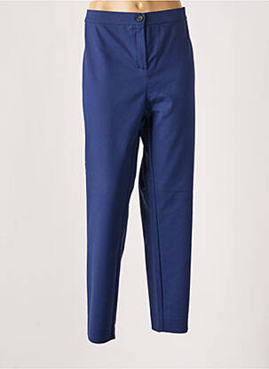 Pantalon slim taille élastique taille normale bleu MARINA RINALDI femme
