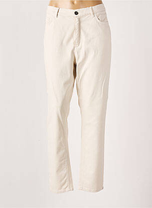 Pantalon slim stretch taille normale beige MARINA SPORT femme