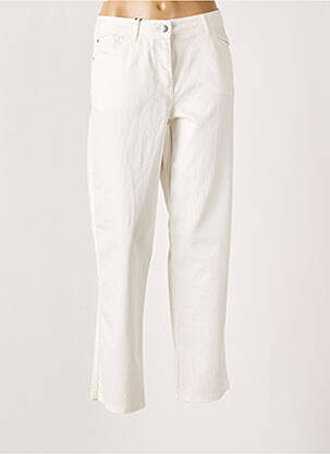 Pantalon droit stretch taille normale beige PERSONA BY MARINA RINALDI femme