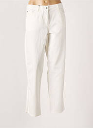 Pantalon droit stretch taille normale beige PERSONA BY MARINA RINALDI femme