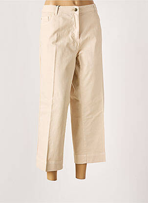 Pantalon 7/8 stretch taille normale beige PERSONA BY MARINA RINALDI femme