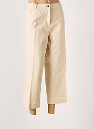 Pantalon 7/8 stretch taille normale beige PERSONA BY MARINA RINALDI femme