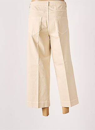 Pantalon 7/8 stretch taille normale beige PERSONA BY MARINA RINALDI femme