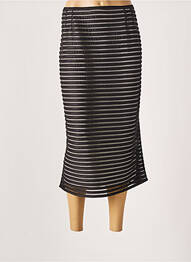 Jupe mi-longue taille normale noir MARINA RINALDI femme