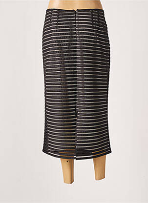 Jupe mi-longue taille normale noir MARINA RINALDI femme