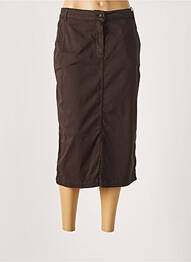 Jupe mi-longue taille normale marron MARINA SPORT femme