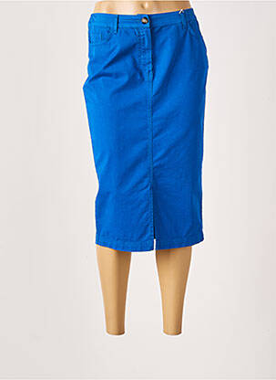 Jupe mi-longue taille normale bleu MARINA SPORT femme
