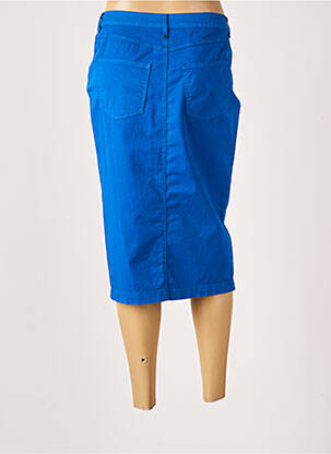 Jupe mi-longue taille normale bleu MARINA SPORT femme