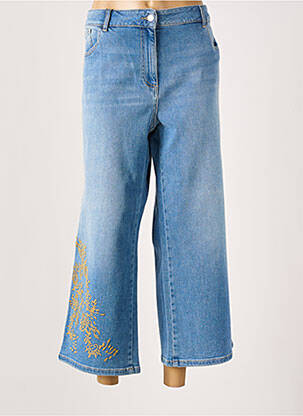 Jeans coupe large bleu PERSONA BY MARINA RINALDI pour femme