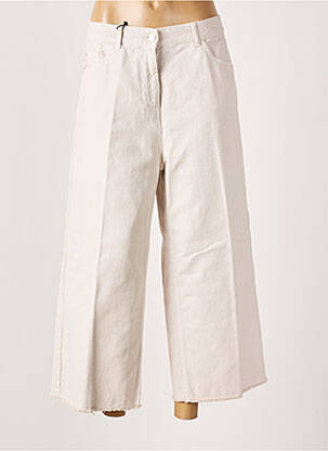 Pantalon 7/8 beige PERSONA BY MARINA RINALDI pour femme