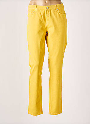 Pantalon slim jaune MARINA SPORT pour femme