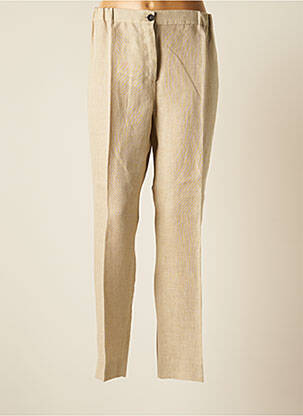 Pantalon slim taille élastique taille normale beige MARINA RINALDI femme