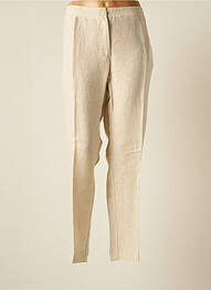 Pantalon slim taille élastique taille normale beige PERSONA BY MARINA RINALDI femme