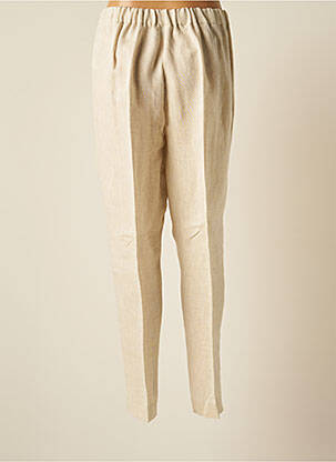 Pantalon slim taille élastique taille normale beige PERSONA BY MARINA RINALDI femme