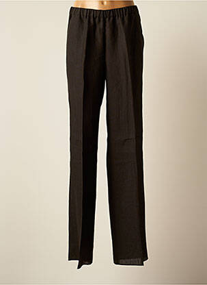 Pantalon droit taille élastique taille normale noir MARINA RINALDI femme